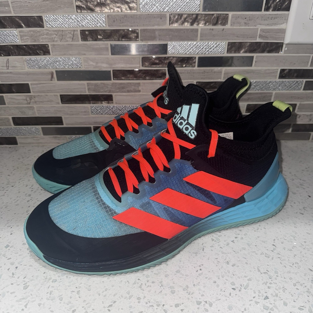 adidas Adizero Ubersonic 4 Tennis Clay Court Alexander Zverev Pulse Aqua Size 7